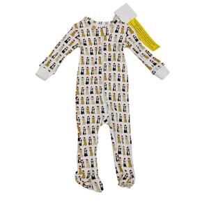 NWT Lila & Hayes Size 9/12M Christmas Pups Parker Footie